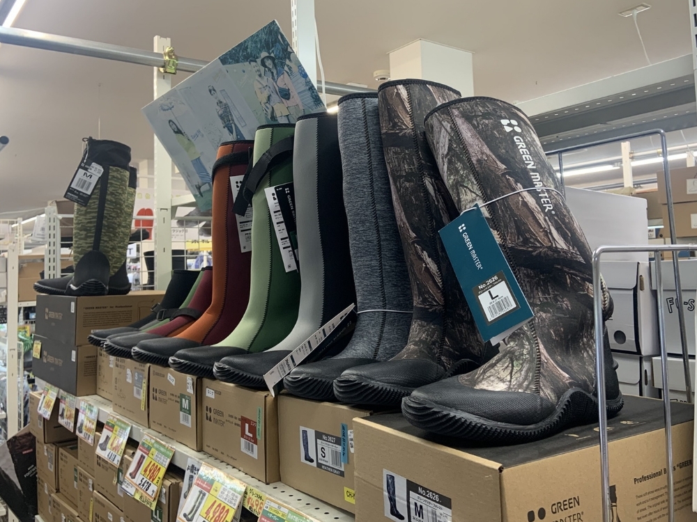 農作業用に特化したグリーンマスターの長靴